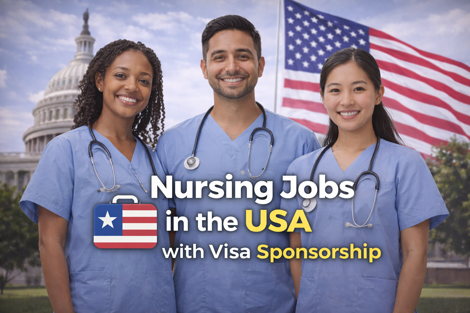 Discover high-paying nursing jobs in the USA with visa sponsorship.