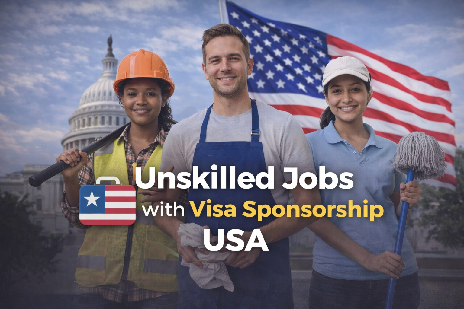 Unskilled Jobs with Visa Sponsorship USA