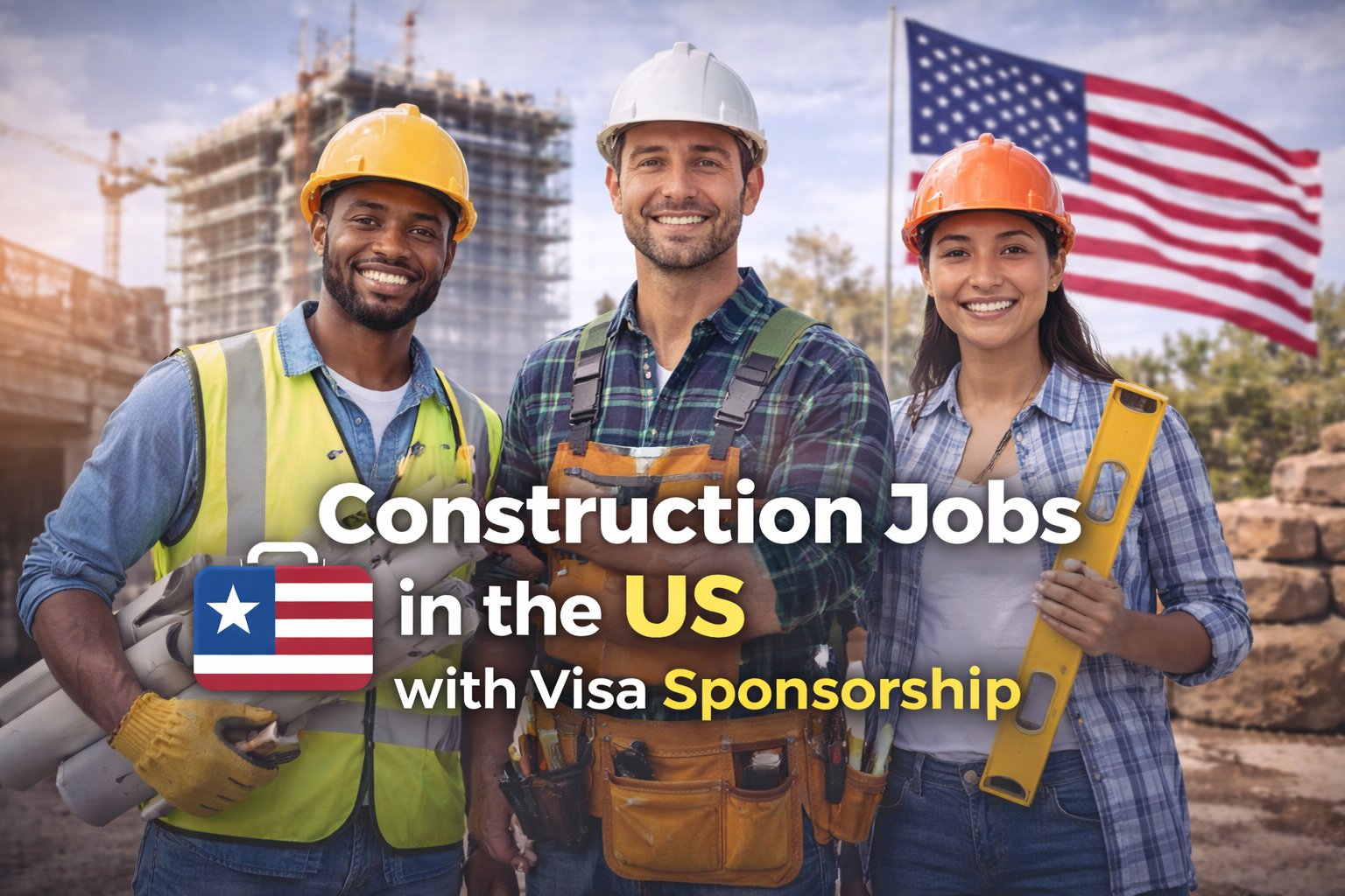Construction Jobs in the US with Visa Sponsorship